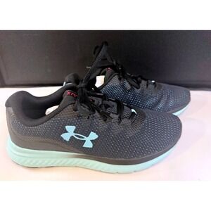 Under Armour Charged Impulse Womens Running Shoes Black Blue Pink Sneakers